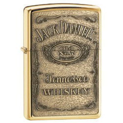 Jack Daniel's Label Brass lighter