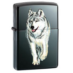 Black Ice Wolf lighter