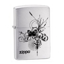Logo with Butterfly Lighter