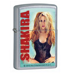 Shakira Pop Art Street Chrome Lighter