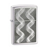 Zippo Double Twister Emblem Brushed Lighter