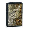Zippo Scroll Black Matte Lighter