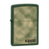Zippo Unfocused Green Matte Lighter